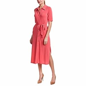 Leota Melon Shirtdress